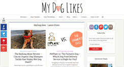 Desktop Screenshot of mydoglikes.com